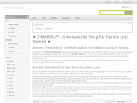 zimmerli.basics-store.de Webseite Vorschau