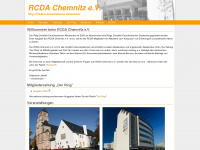 rcda-chemnitz.de Webseite Vorschau