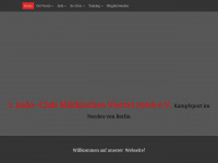 judo-club-mv.de Webseite Vorschau