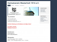 heimatverein-westerholt.de Webseite Vorschau