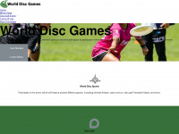 worlddiscgames.com Webseite Vorschau