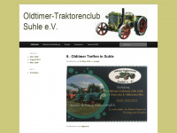 oldtimer-traktorenclub-suhle.de Webseite Vorschau