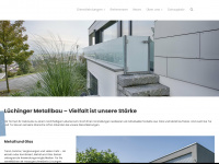 luechinger-metallbau.ch Webseite Vorschau