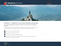 spugs.ch Webseite Vorschau