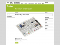 typolay.ch Webseite Vorschau