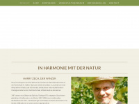 hz-weinbau.li Webseite Vorschau