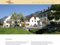 muehle-balzers.li Webseite Vorschau