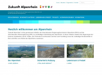alpenrhein.net Webseite Vorschau