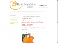 physio-senden.de Webseite Vorschau