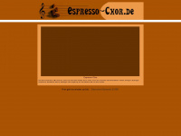 espressochor.de Webseite Vorschau