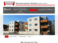 wandel-bau.de Webseite Vorschau
