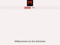 koi-gaertchen.de Webseite Vorschau