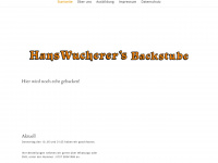 baeckerei-wucherer.de Webseite Vorschau