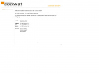 conwet.ch Webseite Vorschau