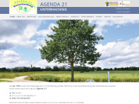 agenda21-unterhaching.de Webseite Vorschau