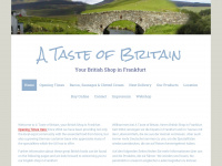 a-taste-of-britain.de Webseite Vorschau