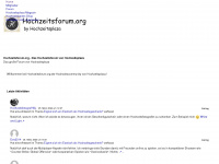 hochzeitsforum.org Webseite Vorschau