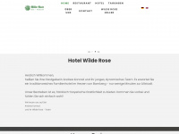 hotel-wilde-rose.de Webseite Vorschau