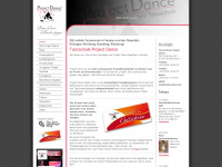 project-dance.de Webseite Vorschau