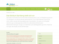 klinikum-starnberg.de Webseite Vorschau
