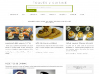 toques2cuisine.com Webseite Vorschau