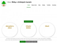 obecricky.cz Webseite Vorschau