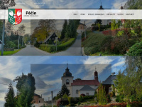 pecin.cz Webseite Vorschau