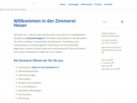 zimmerei-heuer.de Webseite Vorschau