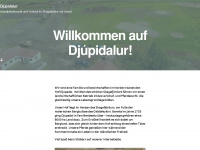 djupidalur.com Webseite Vorschau