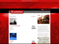 troubadour.com Webseite Vorschau