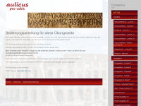 aulicus.de Webseite Vorschau