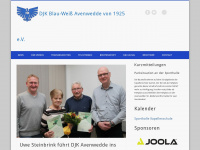 djk-avenwedde.de Webseite Vorschau