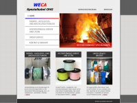 weca-spezialkabel.de Webseite Vorschau