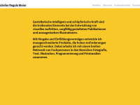 regulameier.ch Webseite Vorschau