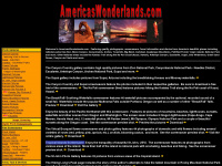 americaswonderlands.com Webseite Vorschau