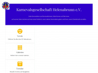 kg-helenabrunn.de Webseite Vorschau