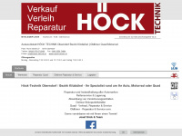 hoeck-technik.at Webseite Vorschau