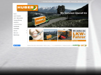 huber-spedition.com Webseite Vorschau