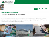 moesenlechner.at Webseite Vorschau