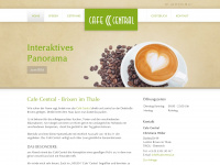 cafecentral.at Webseite Vorschau