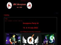 mc-scorpions.de Webseite Vorschau