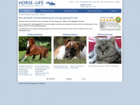 horse-life.com Webseite Vorschau