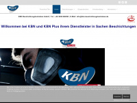 kbn-beschichtungstechniken.de Webseite Vorschau