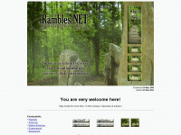 rambles.net Webseite Vorschau