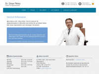 dr-perez.de Webseite Vorschau