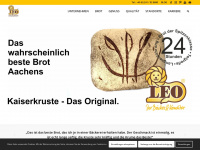 leo-der-baecker.de Webseite Vorschau