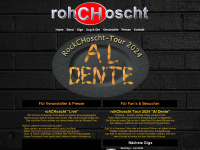 rohchoscht.ch Webseite Vorschau