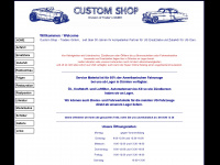 custom-shop.ch Webseite Vorschau
