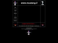 mustang.li Webseite Vorschau