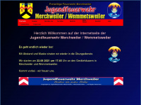 jugendfeuerwehr-merchweiler.de Webseite Vorschau